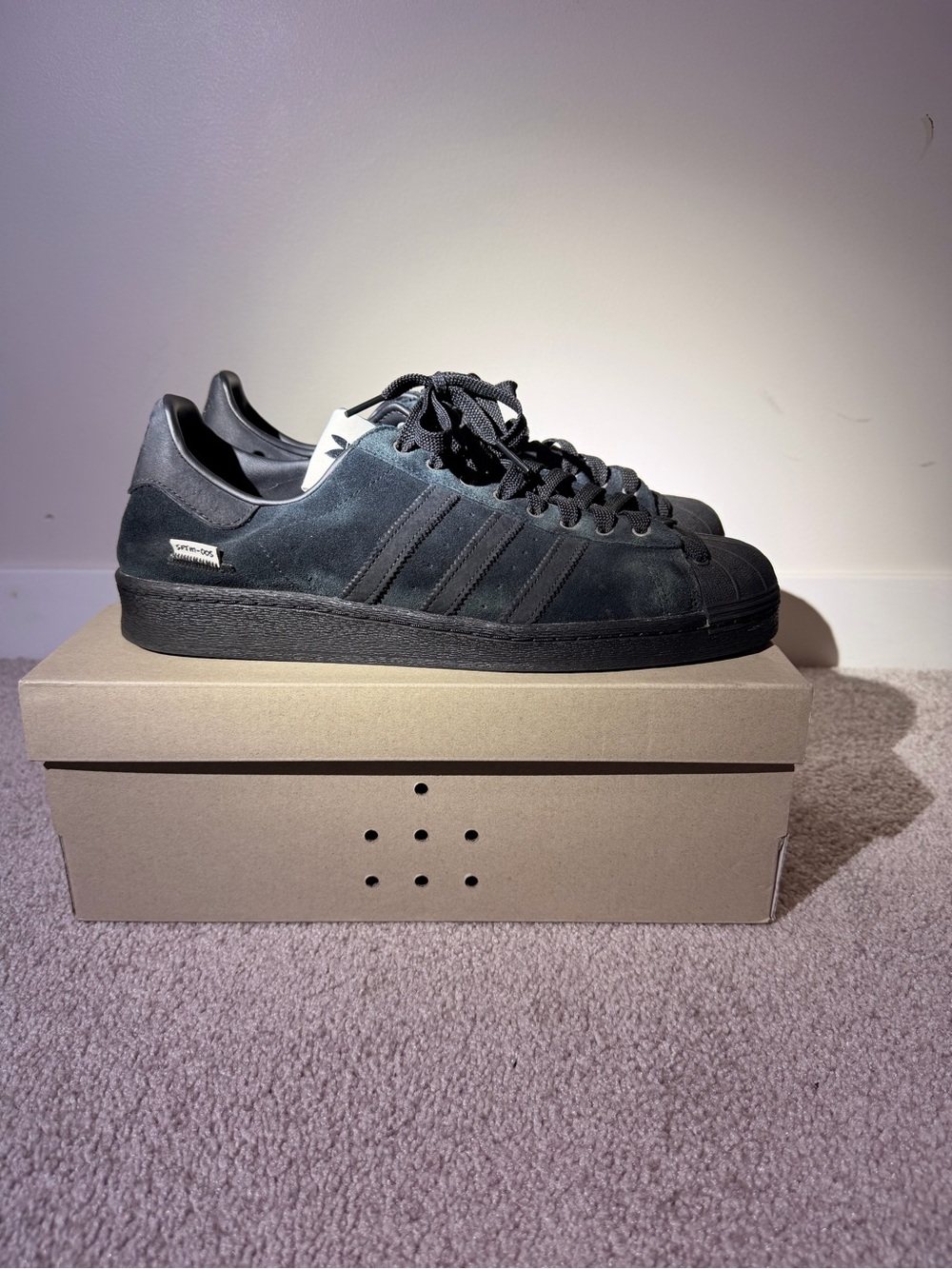 adidas x Song for the Mute SFTM Superstar 82 Black – Size 11.5